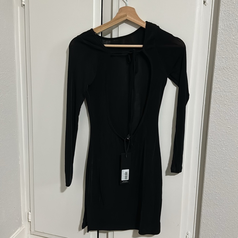 LIONESS BLACK MINI DRESS - Picture 3 of 4